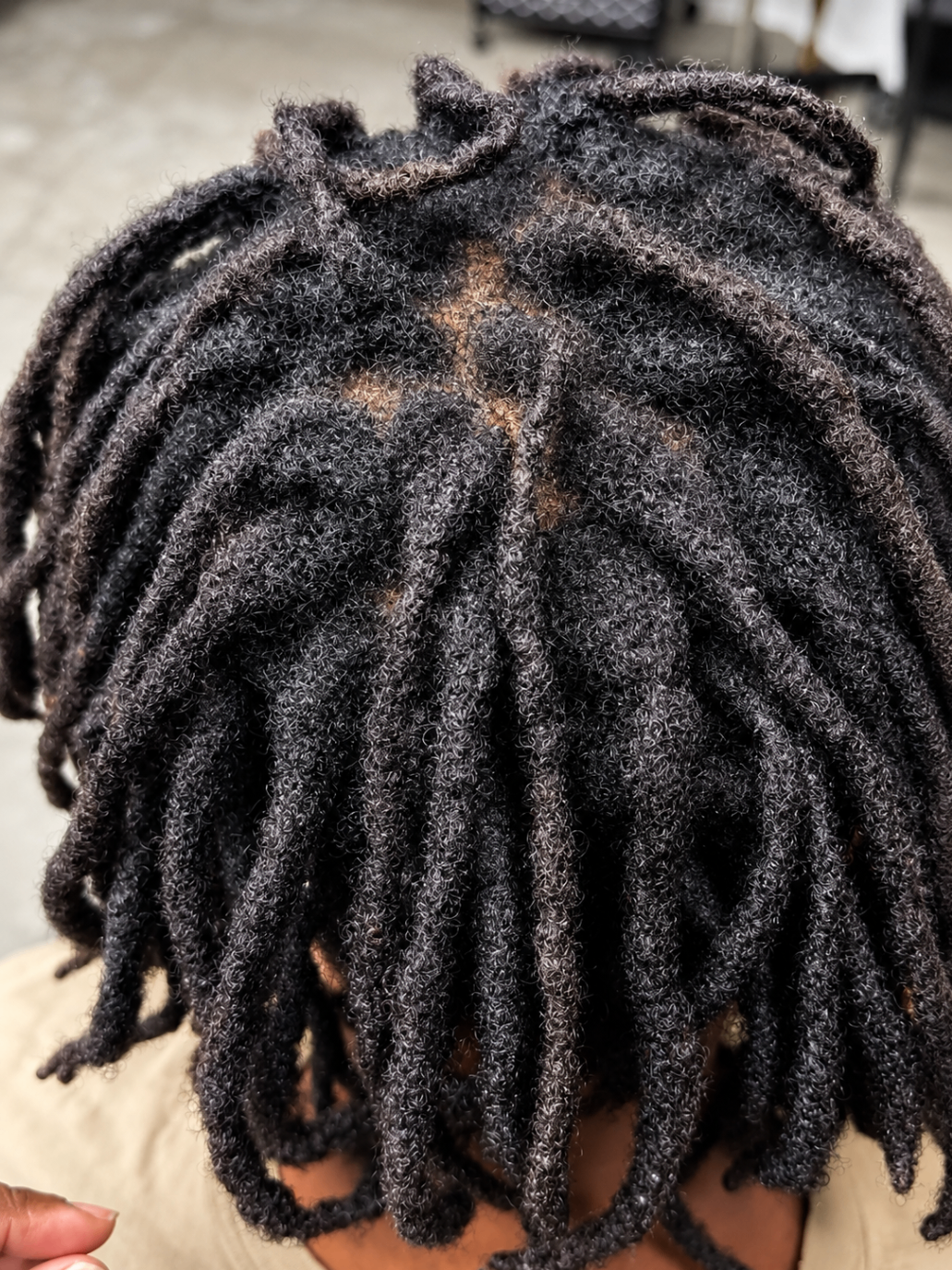 Two Strand Twist — before